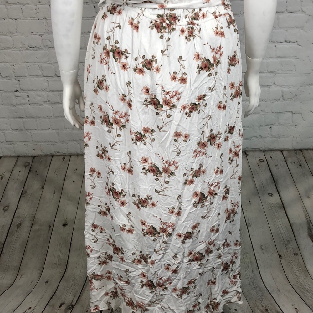 City Chic Garden Art Off Shoulder Maxi Dress 14 18 - Picture 5 of 9